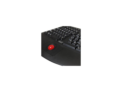 ADESSO WKB-3500UB ADESSO 2.4GHZ TRU-FORM WIRELESS MEDIA ERGONOMIC TRACKBALL KEYBOARD WITH 20 WINDO
