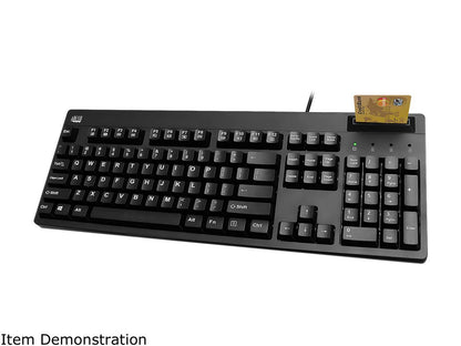 Adesso EasyTouch™ 630SB - Smart Card Reader Keyboard