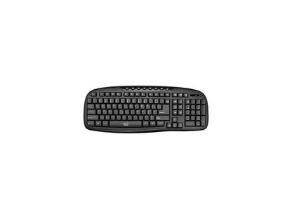 ADESSO WKB-1330CB ADESSO 2.4GHZ WIRELESS EASYTOUCH DESKTOP MULTIMEDIA KEYBOARD AND MOUSE COMBO.