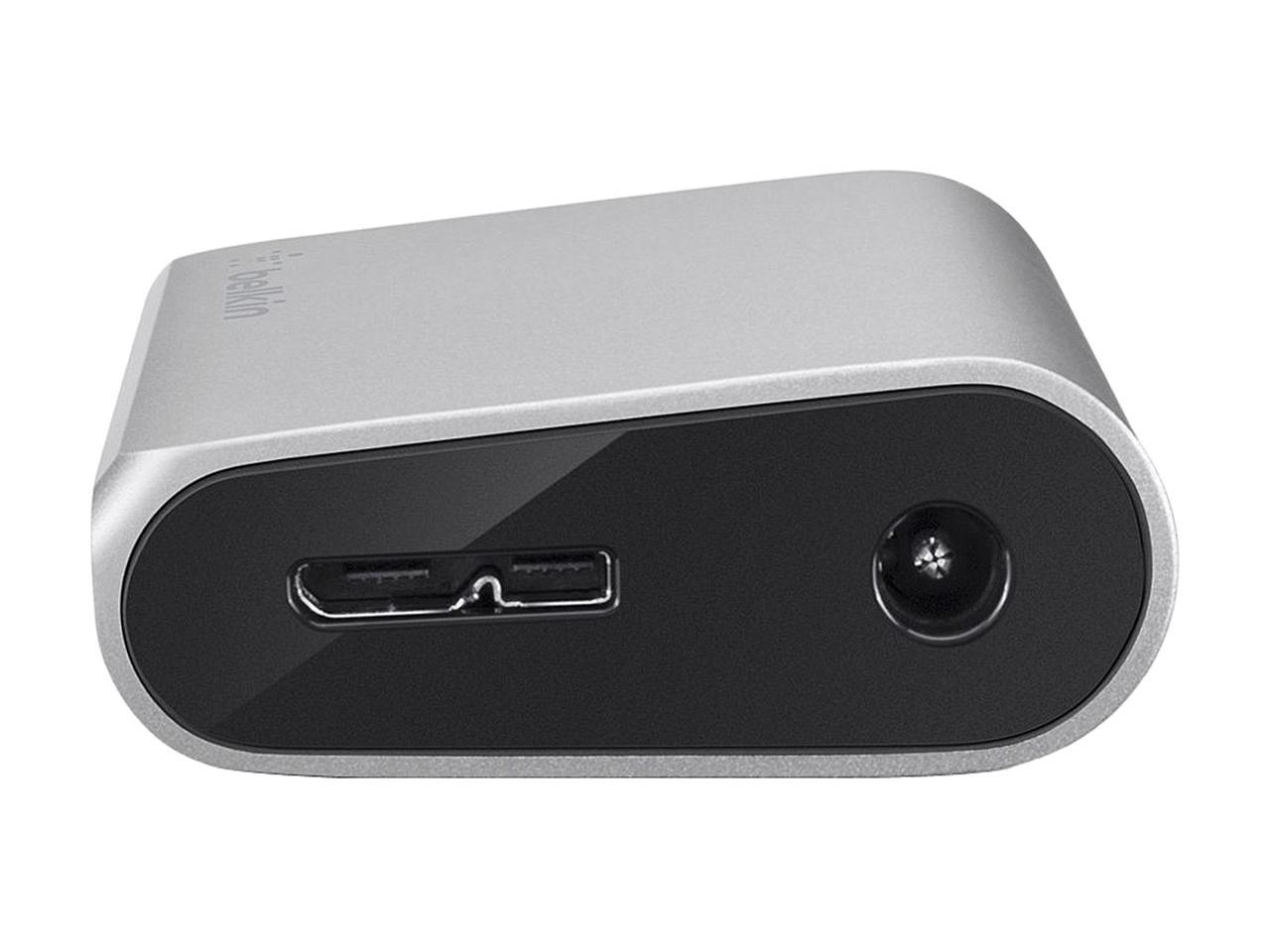 Belkin USB-IF Certified USB 3.0 4-Port Hub with 1-Meter USB Type C (USB-C) to Micro-B Cable