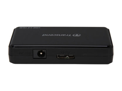 Transcend 4-port USB 3.0 Hub w/ Power Adapter model # TSHUB3K, Supports IOS Fast Charging