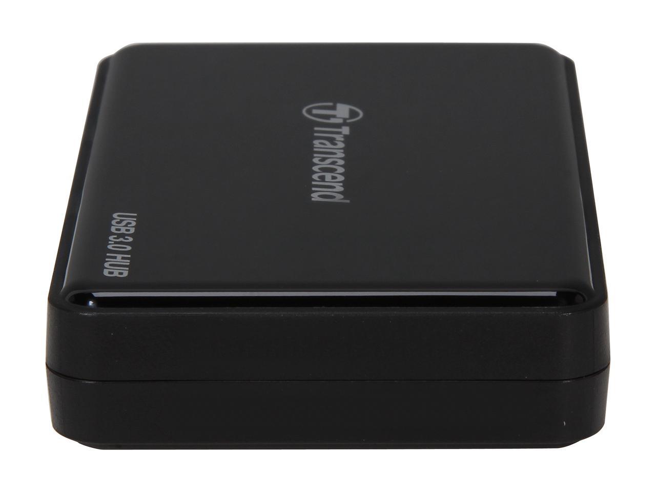 Transcend 4-port USB 3.0 Hub w/ Power Adapter model # TSHUB3K, Supports IOS Fast Charging