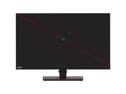 Lenovo ThinkVision T27h-20 27-inch 16:9 QHD Monitor with USB Type-C