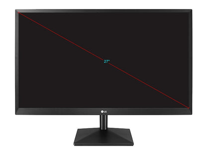 LG 27BK400H-B 27" Full HD 1920 x 1080 75Hz HDMI VGA AMD FreeSync Flicker Free HDCP Support Anti-Glare Backlit LED LCD Monitor