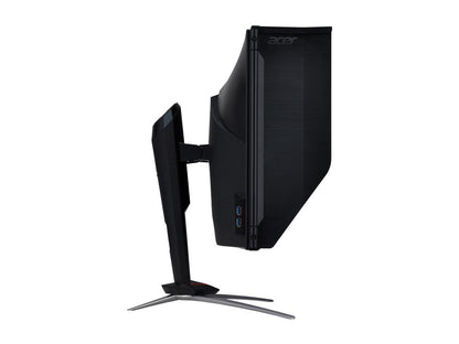 Acer Nitro XV273K Pbmiipphzx 27" UHD 3840 x 2160 IPS AMD Radeon FreeSync and NVIDIA G-SYNC Compatible Monitor, DisplayHDR400, Quantum Dot, 144Hz, 1ms, DCI-P3 , Delta E<1, Black