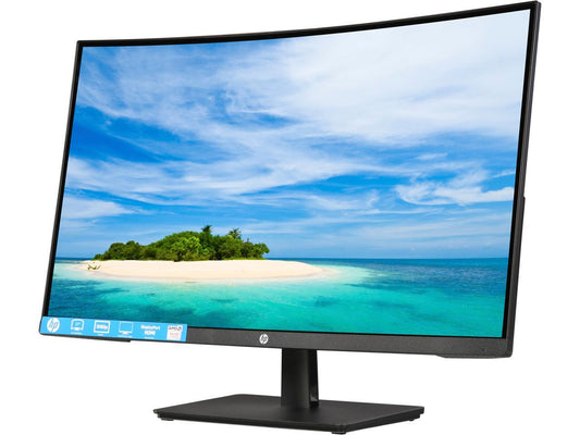 HP 27b 27" LED Monitor 16:9 5ms Full HD 1920 x 1080 16.7 Million Colors 300 cd/m2 DCR 10,000,000:1 HDMI, DisplayPort WEEE, cTUVus, China Energy Label (CEL), EP