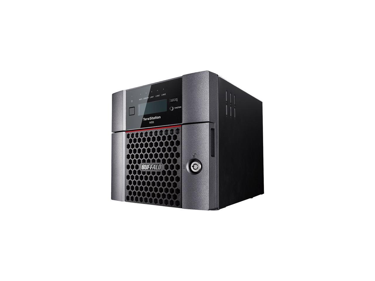 Buffalo TeraStation WS5220DN NAS Storage System - Intel Atom C3338 Dual-core (2 Core) 1.50 GHz - 2 x HDD Supported - 2 x HDD Installed - 8TB Installed HDD Capacity - 8GB RAM DDR4 SDRAM - Serial ATA