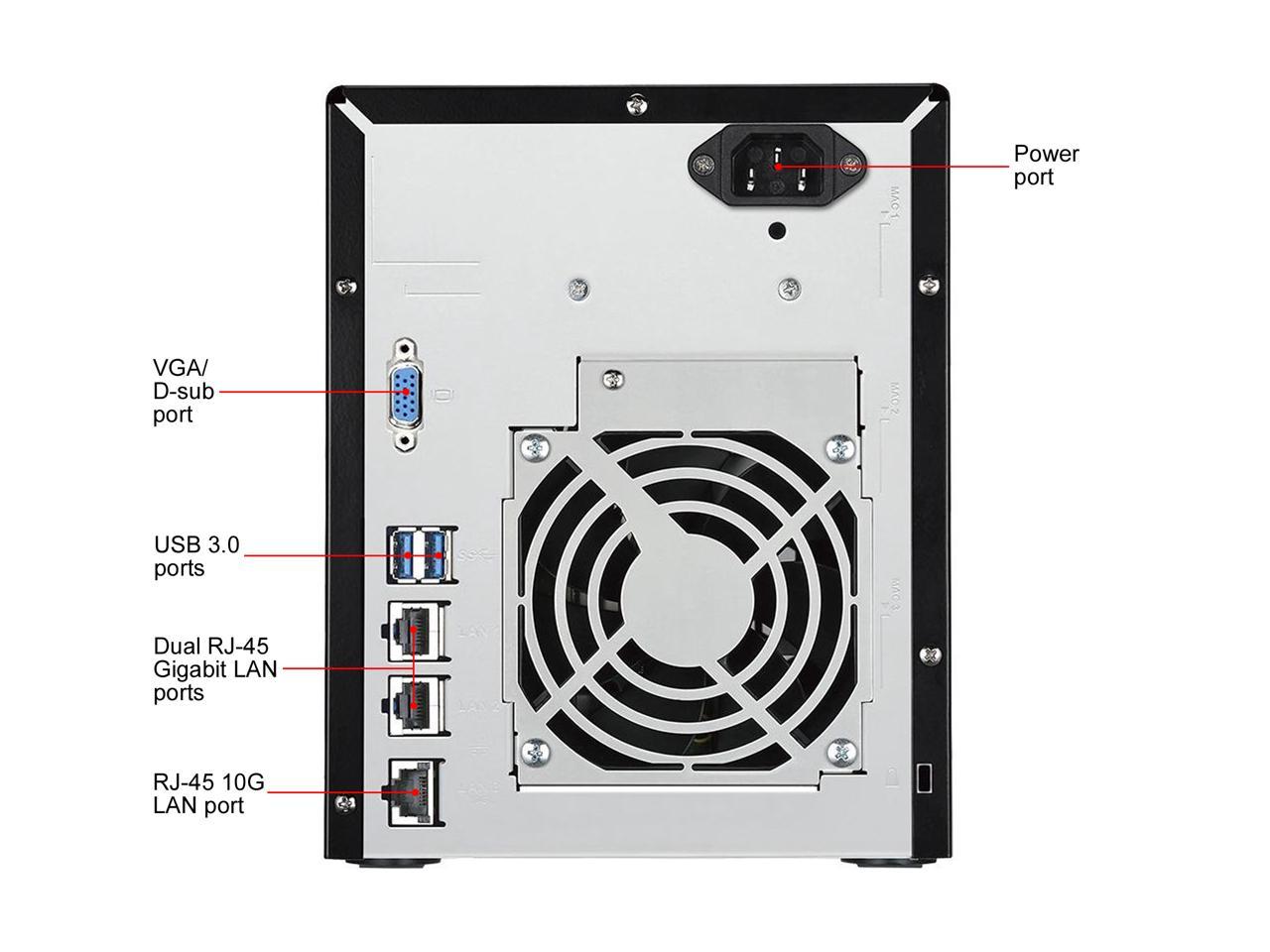 Buffalo TeraStation WS5420DN NAS Storage System - Intel Atom C3338 Dual-core (2 Core) 1.50 GHz - 4 x HDD Supported - 4 x HDD Installed - 8TB Installed HDD Capacity - 8GB RAM DDR4 SDRAM