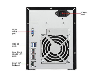 Buffalo TeraStation WS5420DN NAS Storage System - Intel Atom C3338 Dual-core (2 Core) 1.50 GHz - 4 x HDD Supported - 4 x HDD Installed - 8TB Installed HDD Capacity - 8GB RAM DDR4 SDRAM