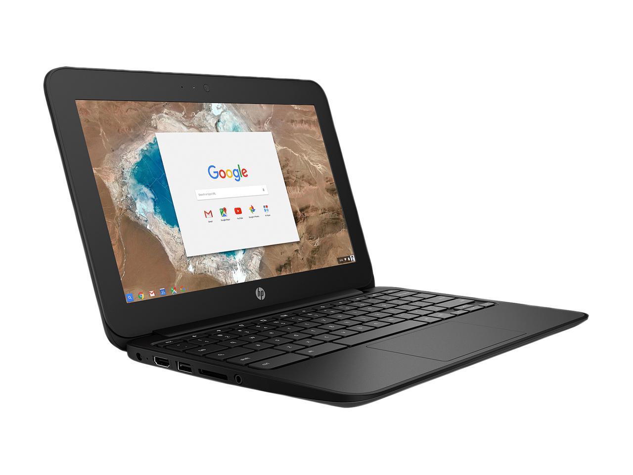 HP 11 G5 (1FX82UT#ABA) Chromebook Intel Celeron N3060 (1.60 GHz) 4 GB LPDDR3 Memory 16 GB eMMC 11.6" Chrome OS