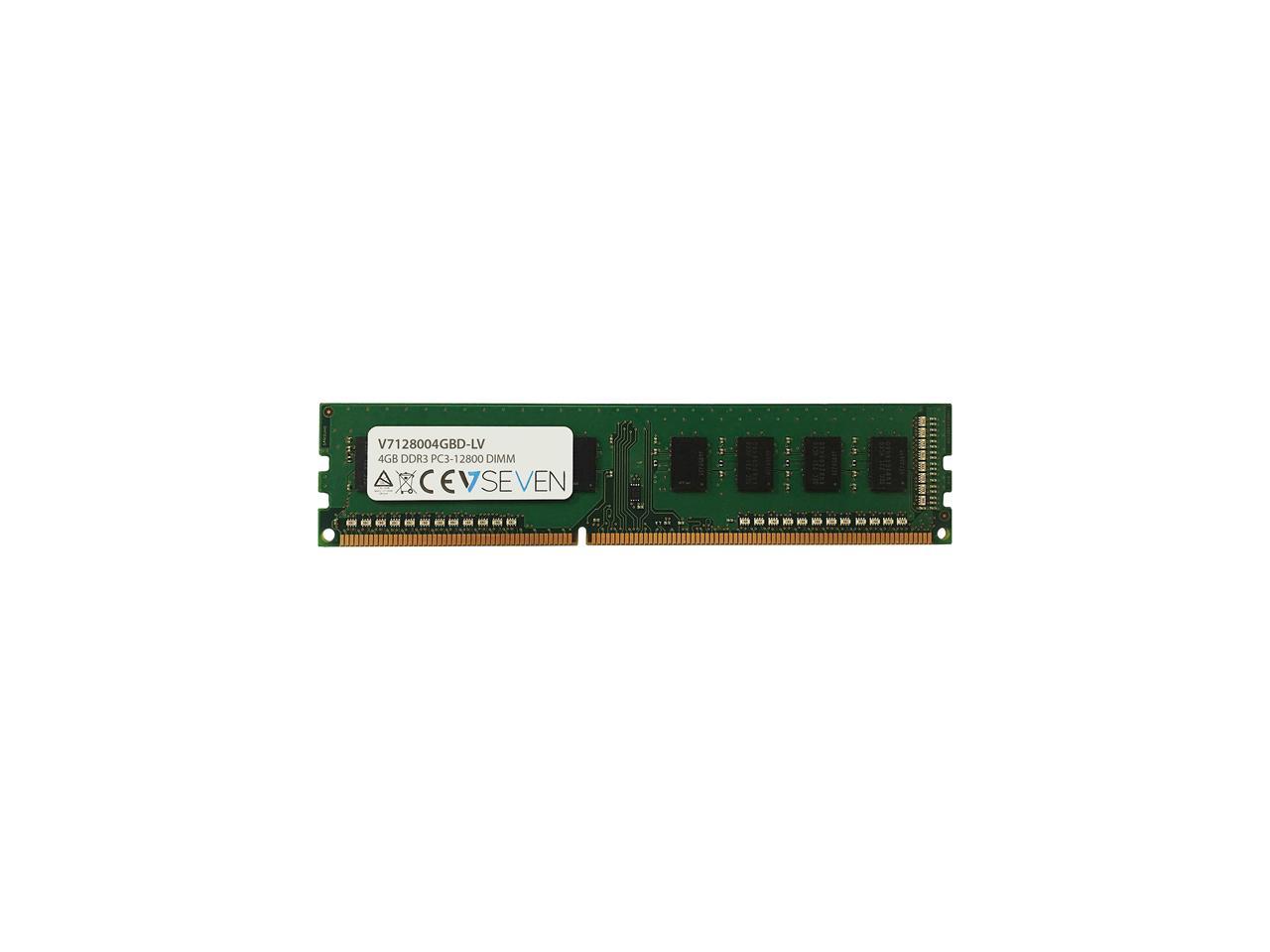V7 4GB DDR3 PC2-5300 1600Mhz 1.8V DIMM Desktop Memory Module - V7128004GBD-LV