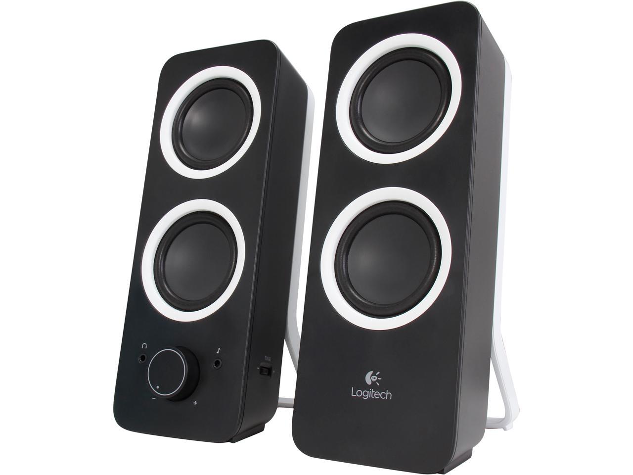 Logitech Z200 Stereo Speakers Logitech 2.0 Speaker System - Black