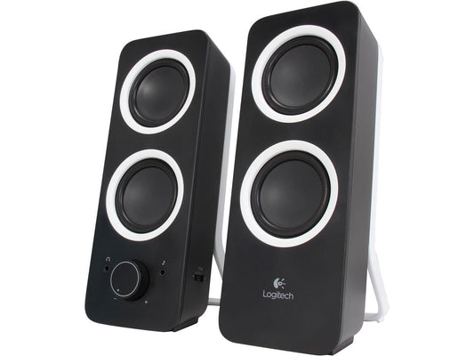 Logitech Z200 Stereo Speakers Logitech 2.0 Speaker System - Black