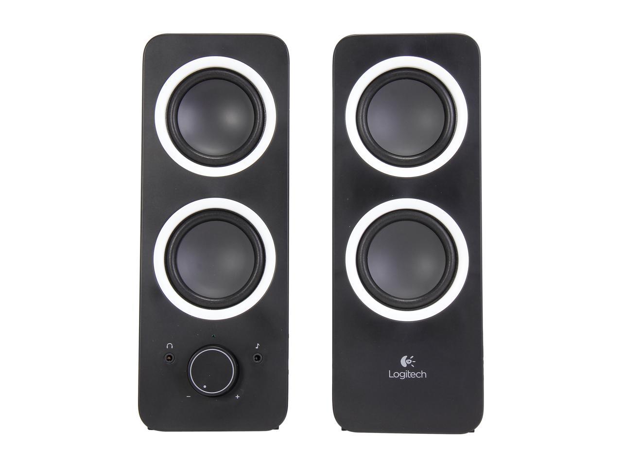Logitech Z200 Stereo Speakers Logitech 2.0 Speaker System - Black