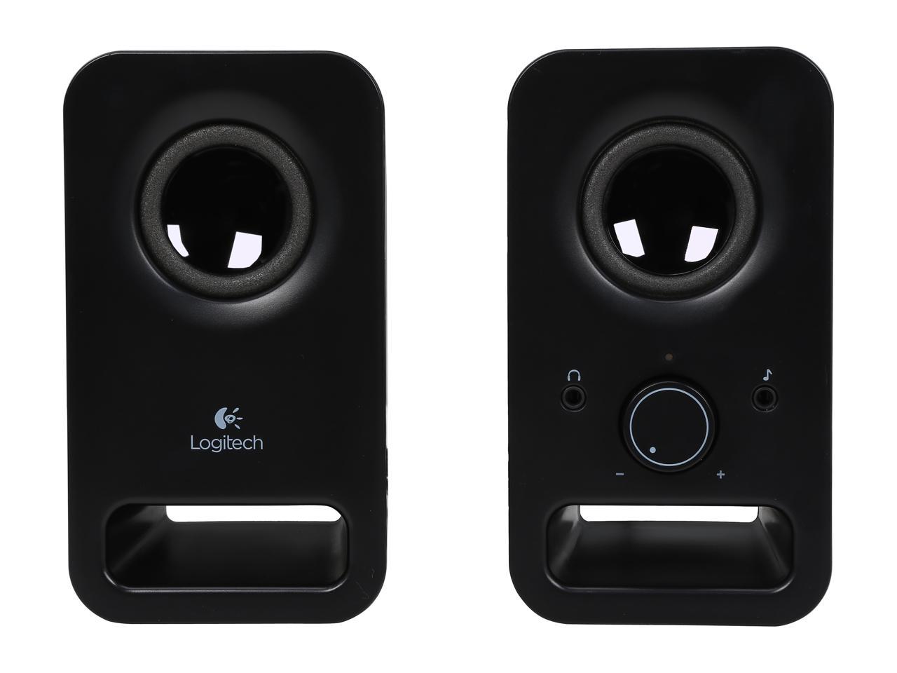Logitech Z150 Multimedia Speakers Logitech Z150 2.0 Speaker System - Midnight Black