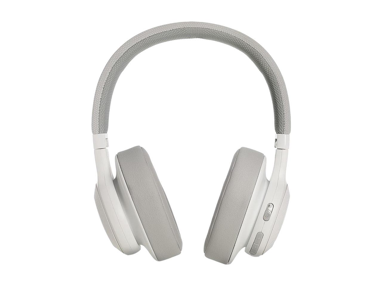 JBL E55BT Over-ear Wireless Headphones (White)