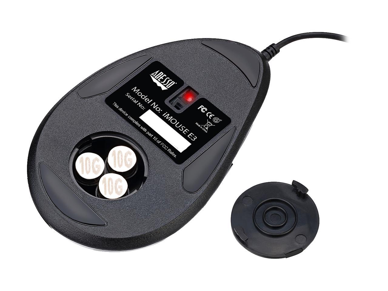 Adesso Usb Vertical Ergonomic Gaming Mouse With Programmable Driver To Customize