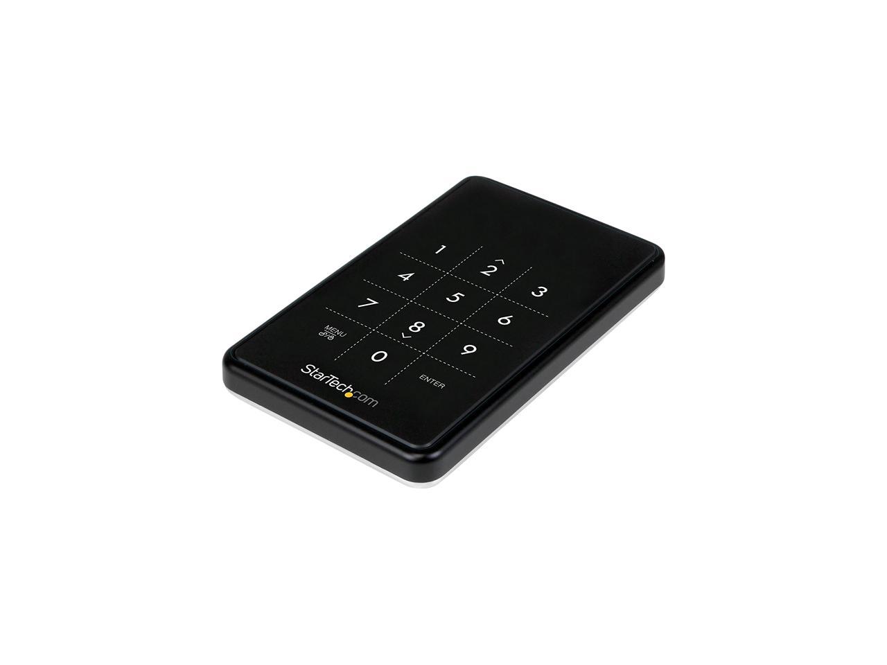 StarTech.COM S2510BU33PW USB 3 Encrypted HDD Enclosure