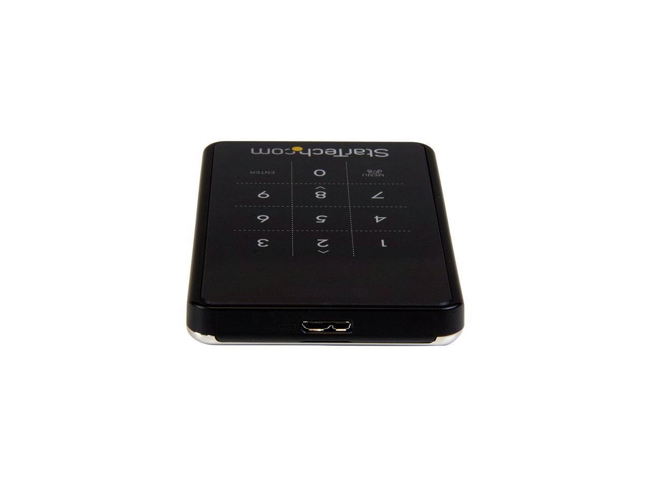 StarTech.COM S2510BU33PW USB 3 Encrypted HDD Enclosure
