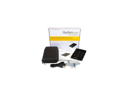 StarTech.COM S2510BU33PW USB 3 Encrypted HDD Enclosure