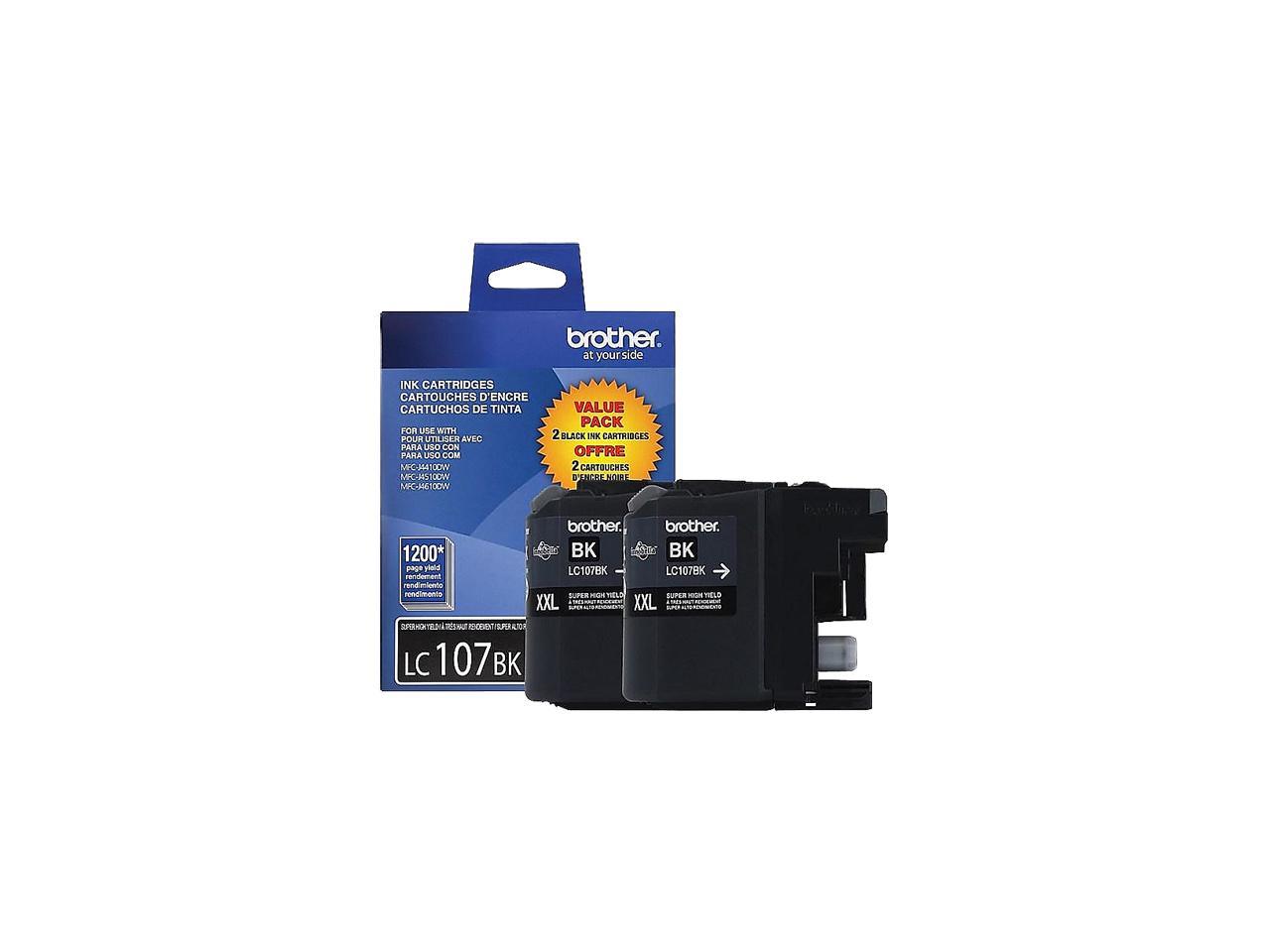 Brother LC1072PKS Super High Yield Innobella Ink Cartridge - Dual Pack - Black