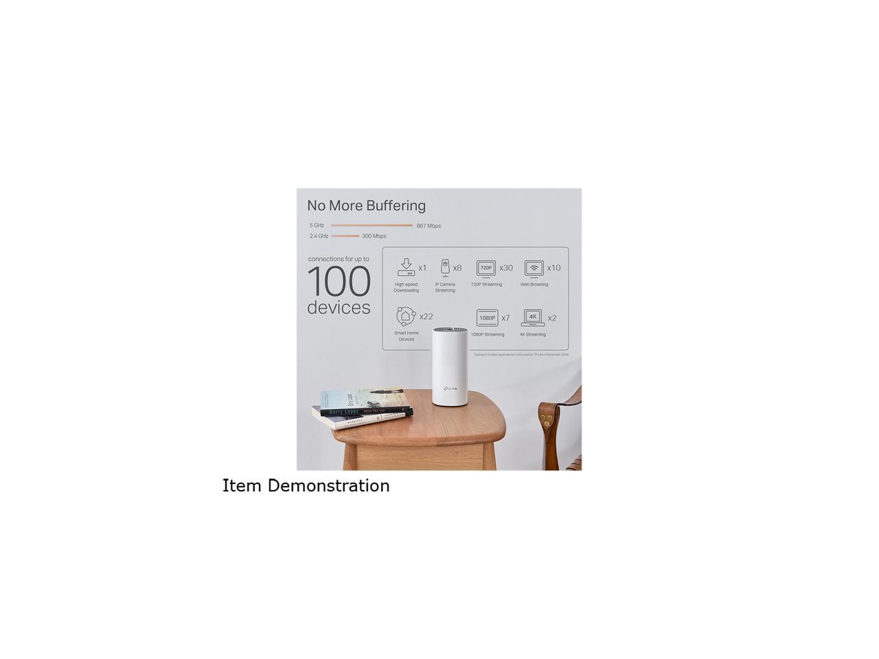 TP-Link Network Deco P9(3-pack) AC1200+AV1000 Whole Home Hybrid Mesh Wi-Fi System