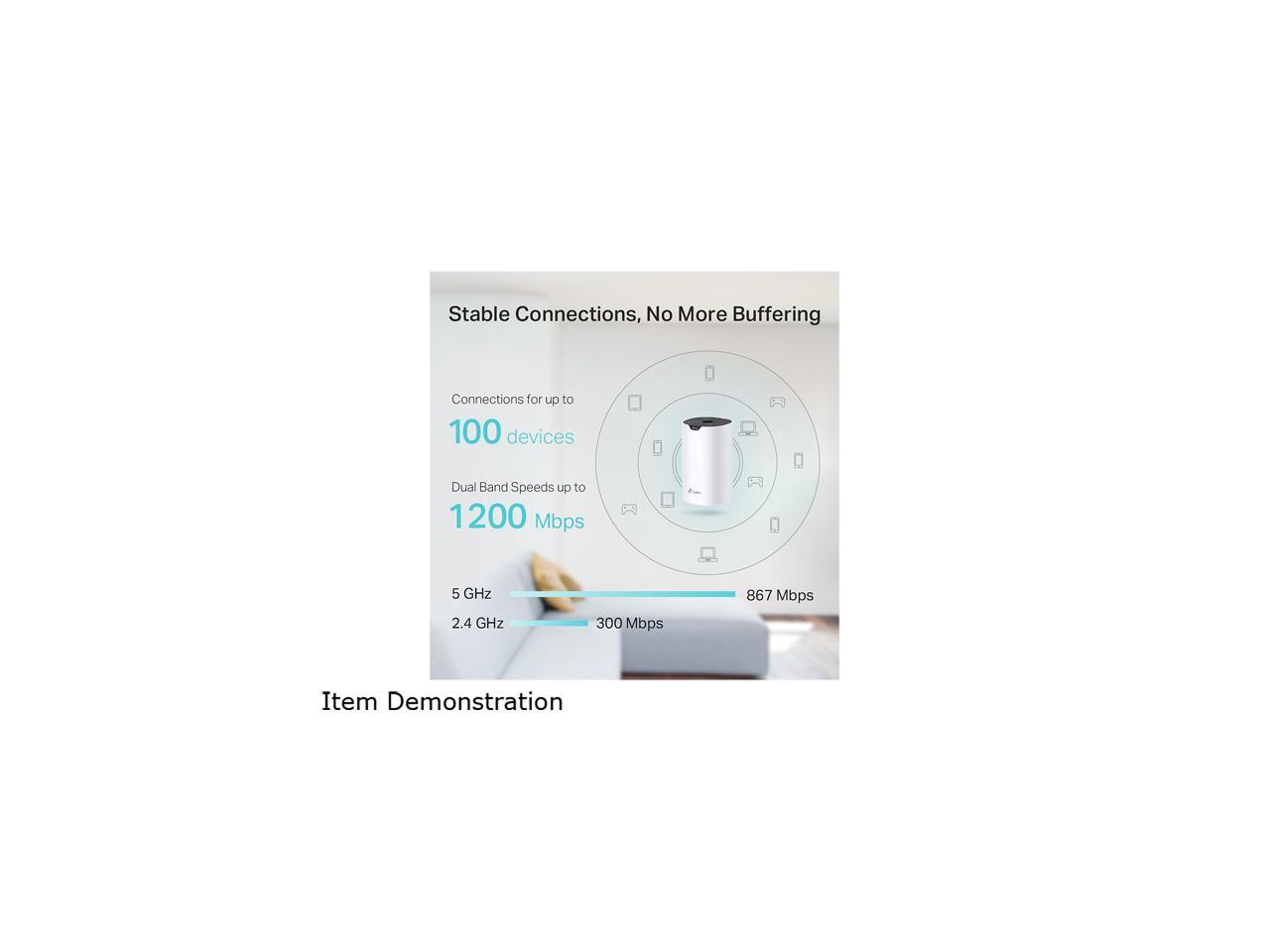 TP-LINK NT Deco S4(3-pack) AC1200 Whole Home Mesh Wi-Fi System