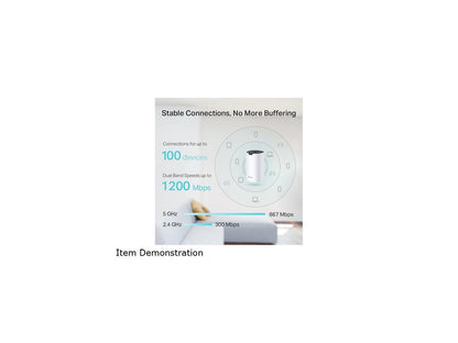 TP-LINK NT Deco S4(3-pack) AC1200 Whole Home Mesh Wi-Fi System