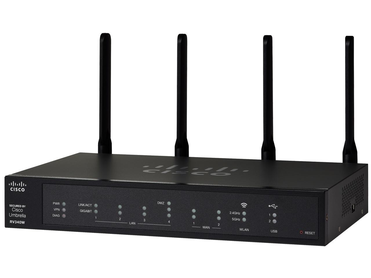 CISCO SYSTEMS RV340W-A-K9-NA RV340W AC Dual WAN VPN