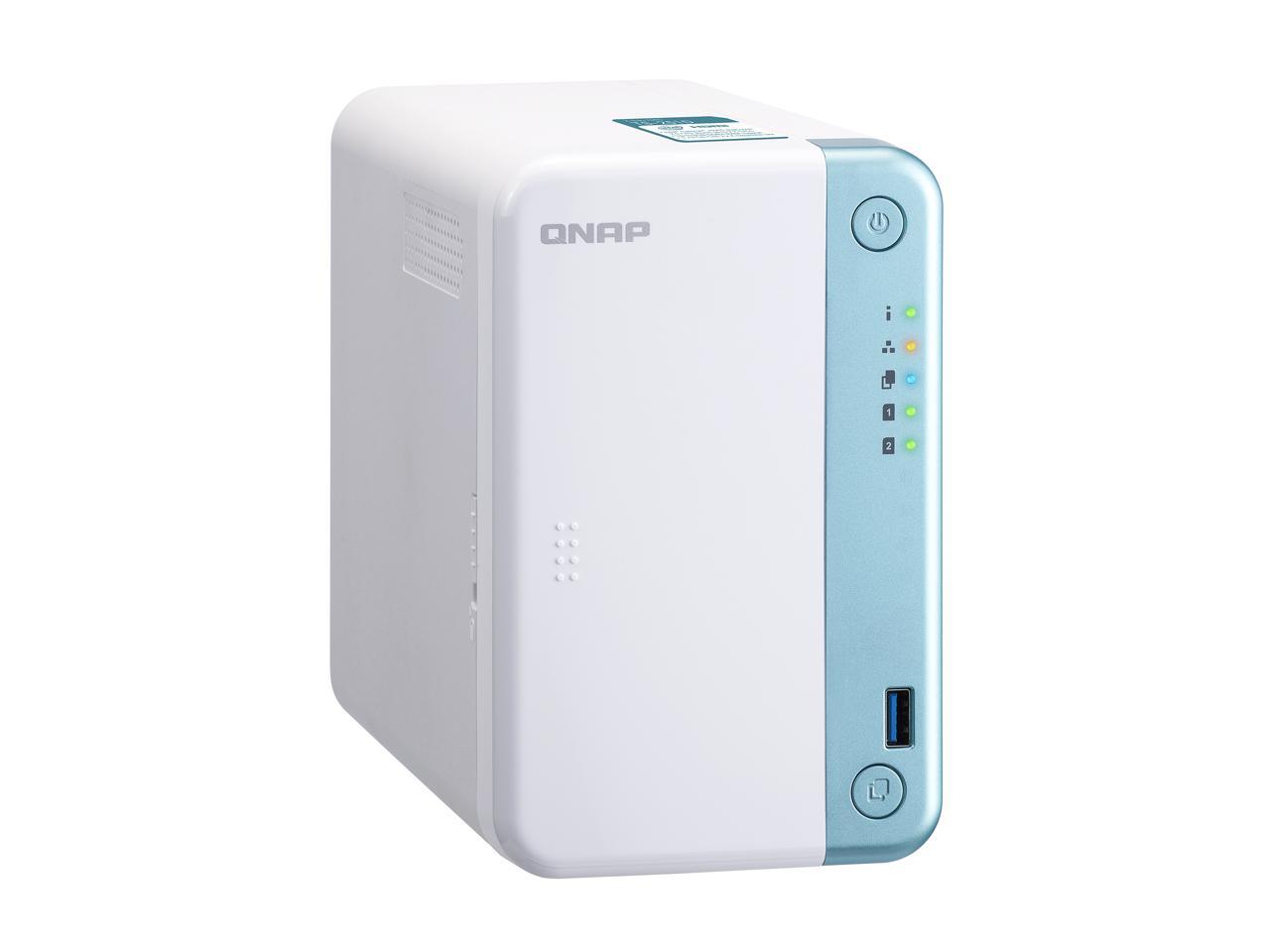 QNAP TS-251D-4G NAS TS-251D-4G 2Bay SATA Celeron J4005/4025 Dual-core 2.5GHz 4GB DDR4