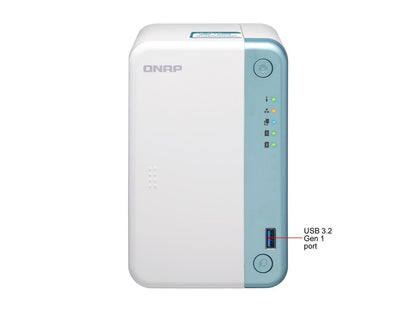 QNAP TS-251D-4G NAS TS-251D-4G 2Bay SATA Celeron J4005/4025 Dual-core 2.5GHz 4GB DDR4