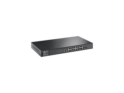 TP-Link T2600G-18TS (TL-SG3216) JetStream 16-Port Gigabit L2 Managed Switch with 2 SFP Slots