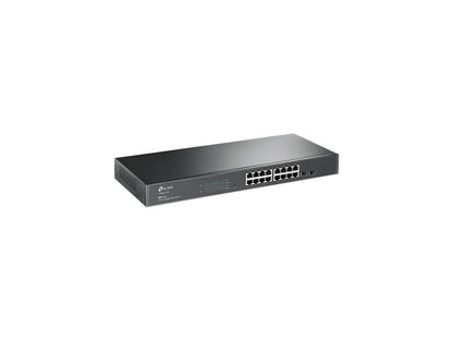 TP-LINK USA CORPORATION T1600G-18TS JETSTREAM16-PORT GIGABIT SMART SWITCH WITH 2 SFP SLOTS