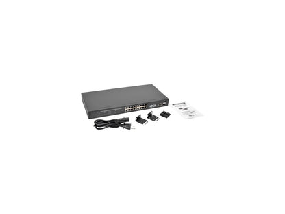 Tripp Lite 16-Port Gigabit Ethernet Switch L2 Managed SFP 10/100/1000Mbps