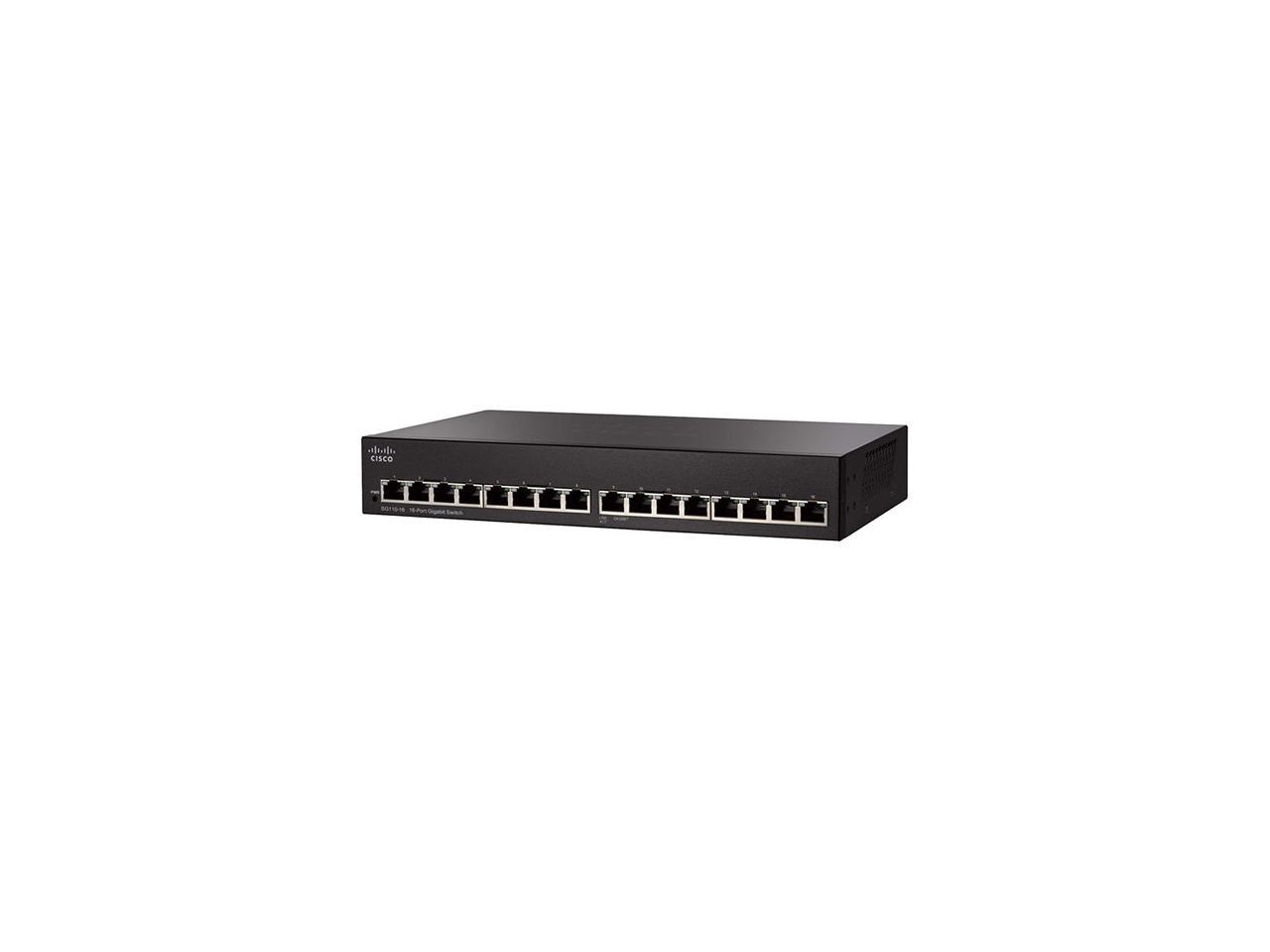 Cisco SG110-16 Ethernet Switch - 16 Ports - 1000Base-X - 2 Layer Supported