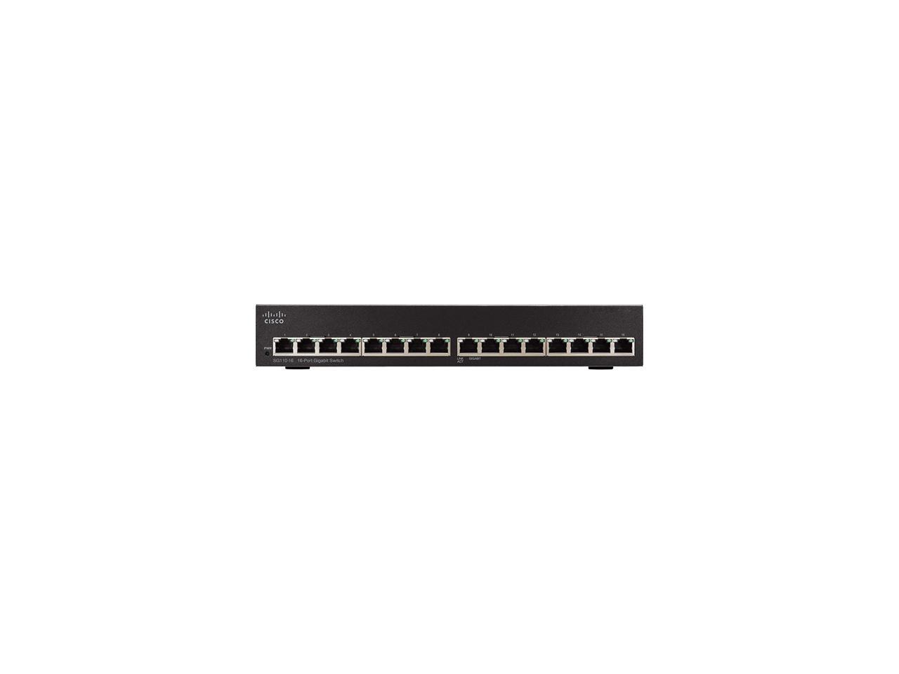 Cisco SG110-16 Ethernet Switch - 16 Ports - 1000Base-X - 2 Layer Supported