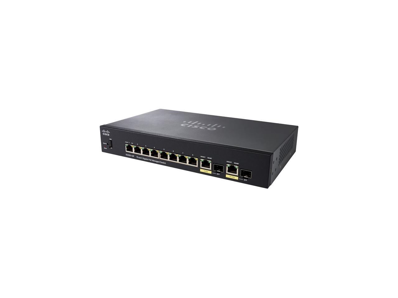 CISCO SYSTEMS SG350-10MP-K9-NA SG350-10MP 10-port GB POE
