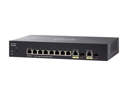 CISCO SYSTEMS SG350-10P-K9-NA SG350-10P 10-port GBT mng swt