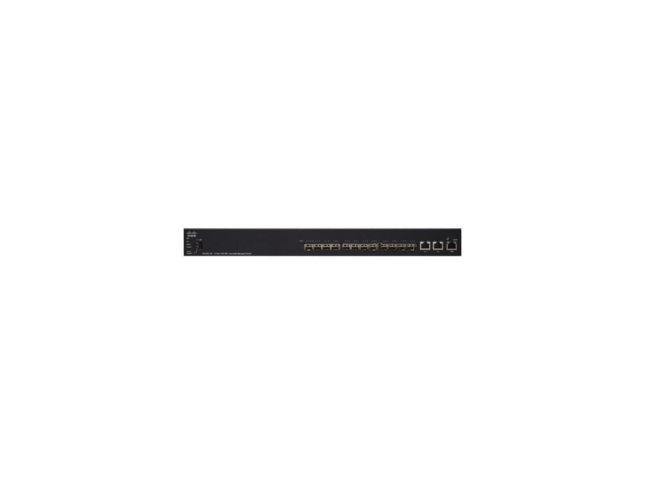Cisco SX550X-12F 12-Port 10G SFP+ Stackable Managed Switch (SX550X-12F-K9-NA)