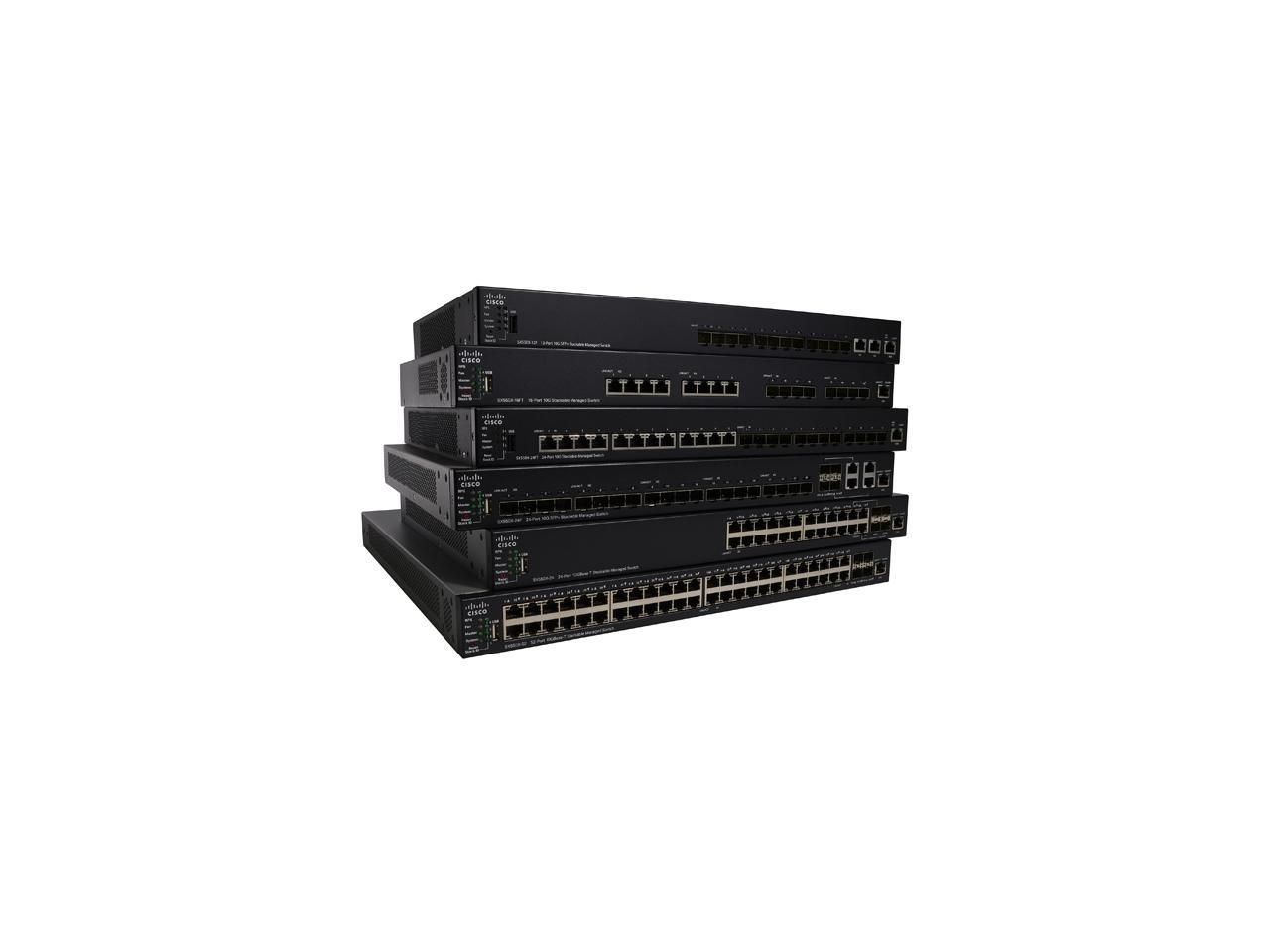 Cisco SX550X-12F 12-Port 10G SFP+ Stackable Managed Switch (SX550X-12F-K9-NA)