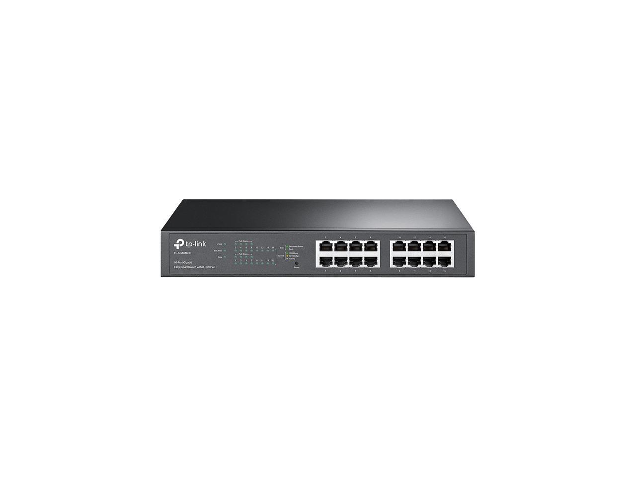 Tp-Link 16-Port Gigabit Easy Smart Poe Switch With 8-Port Poe+