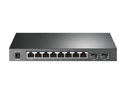 TP-Link T1500G-10PS JetStream 8-Port Gigabit Smart PoE Switch with 2 SFP Slots