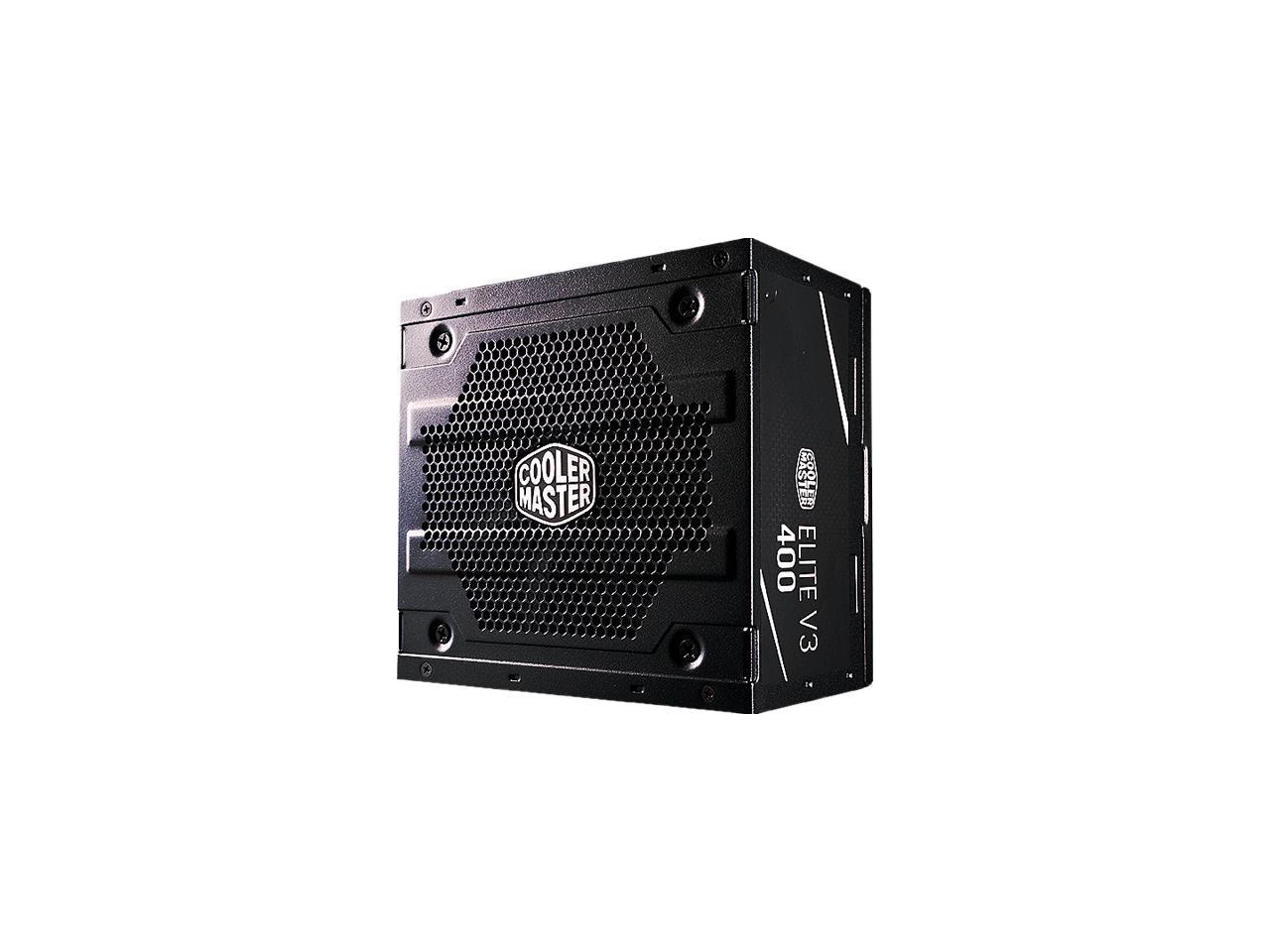 Cooler Master Elite V3 400W Intel ATX 12V V2.31 Power Supply with quiet 120mm Fan