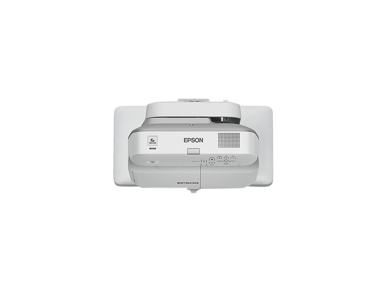 Epson PowerLite 680 XGA 3LCD Short-throw Presentation Projector 3500 lumens, V11H746520