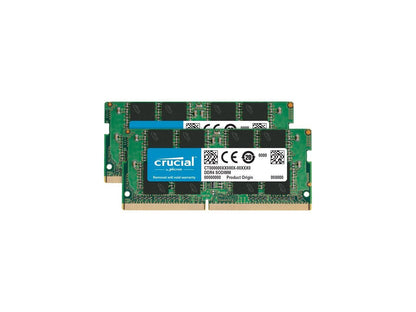 Crucial 16GB Kit (8GBx2) DDR4 2400 MT/S (PC4-19200) SR x8 SODIMM 260-Pin Memory - CT2K8G4SFS824A
