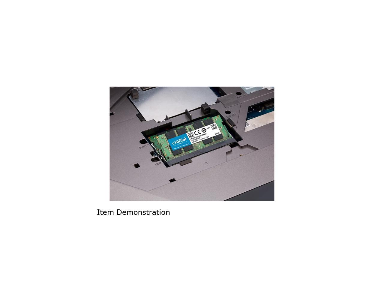 Crucial 16GB Kit (8GBx2) DDR4 2400 MT/S (PC4-19200) SR x8 SODIMM 260-Pin Memory - CT2K8G4SFS824A