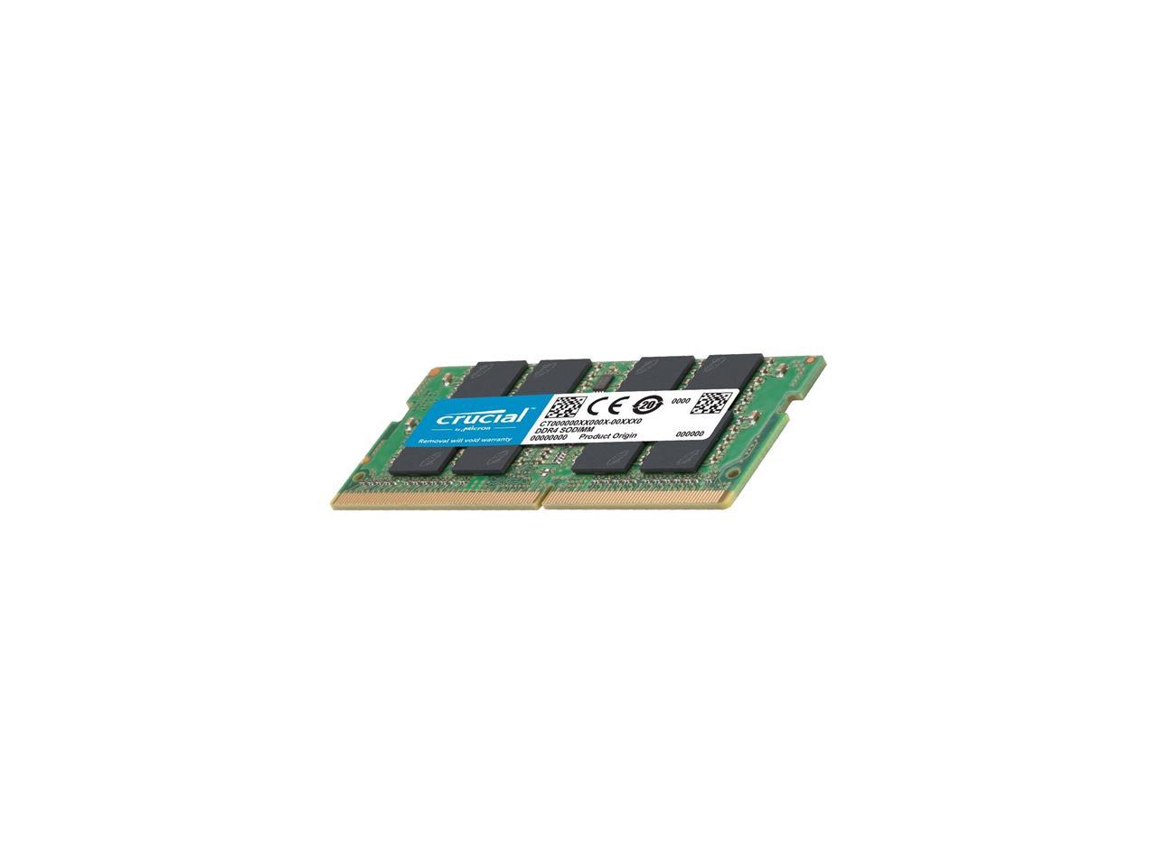 Crucial 16GB Kit (8GBx2) DDR4 2400 MT/S (PC4-19200) SR x8 SODIMM 260-Pin Memory - CT2K8G4SFS824A