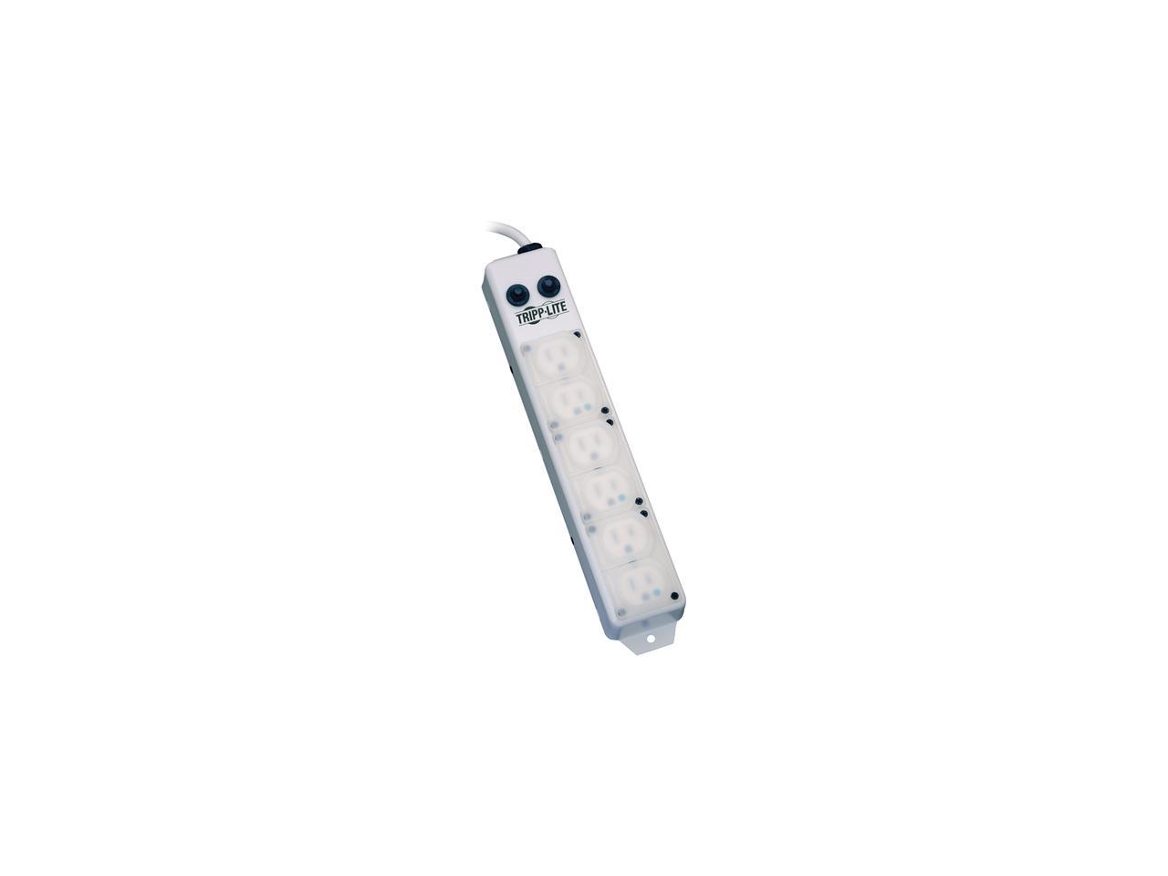 Tripp Lite Power Strip Medical Hospital Grade UL1363A 6-Outlet 15A 7 Feet Cord (PS-607-HG-OEM)
