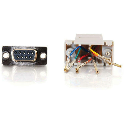 C2G RJ45 to DB9 Female Modular Adapter - Gray