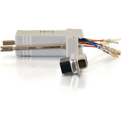 C2G RJ45 to DB9 Female Modular Adapter - Gray